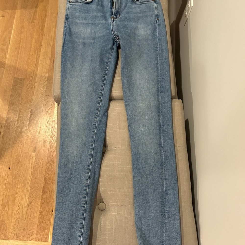 Agolde Sky Blue Skinny Jeans for Women